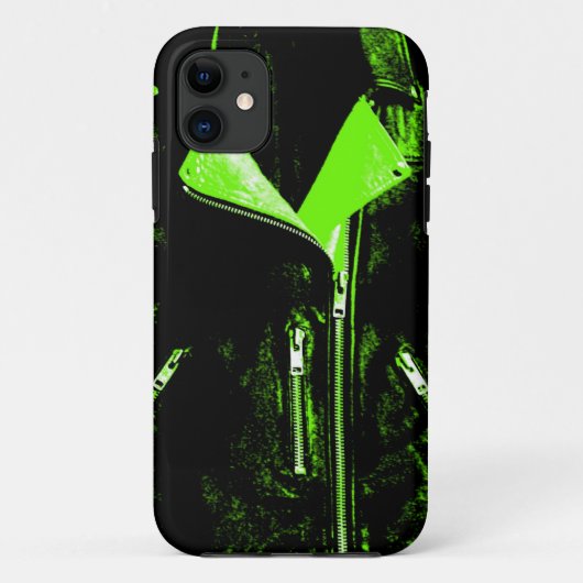 Leather Jacket Green iPhone 5 Fall Case-Mate iPhone Hülle (Rückseite)