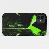 Leather Jacket Green iPhone 5 Fall Case-Mate iPhone Hülle (Rückseite (Horizontal))