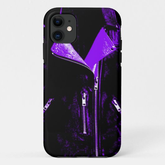 Leather Jacket Lila iPhone 5 Fall Case-Mate iPhone Hülle (Rückseite)