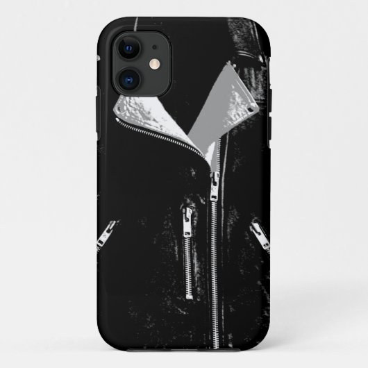 Leather Jacket White iPhone 5 Fall Case-Mate iPhone Hülle (Rückseite)