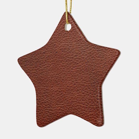 Leather Keramik Star Ornament (Links)