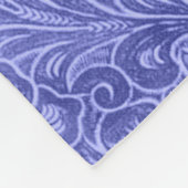 Leather Leather Leather Leather Blues Design Fleecedecke (Ecke)
