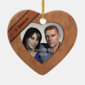 Leather Look 3 Jubiläum: Add Your Foto Keramikornament (Vorne)