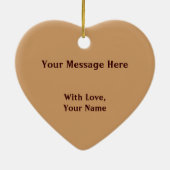 Leather Look 3 Jubiläum: Add Your Foto Keramikornament (Hinten)