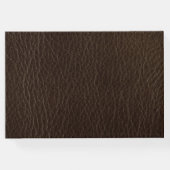 Leather Look Fisherman Dark Gästebuch (Rückseite)