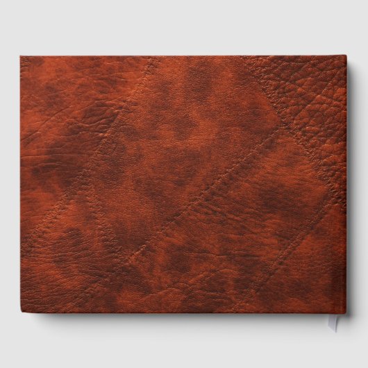Leather Look Gästebuch (Rückseite)