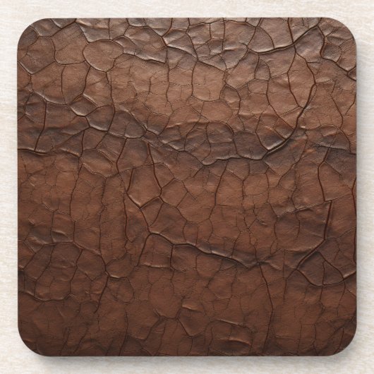 Leather Look Getränkeuntersetzer (Vorderseite)