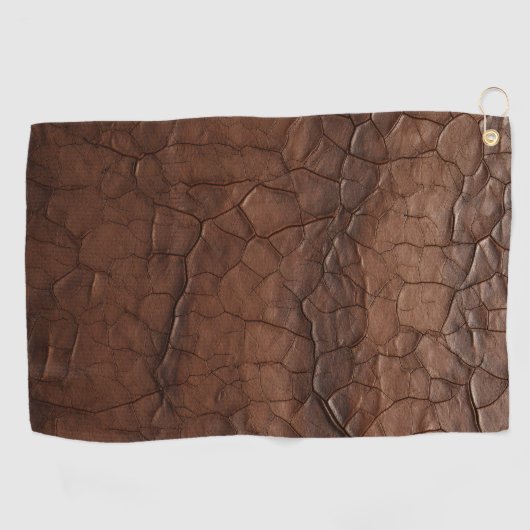 Leather-look Golfhandtuch (Horizontal)