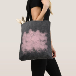 Leather Look Pink Flamingo Cloud Tasche