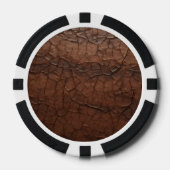 Leather-look Pokerchips (Vorderseite)