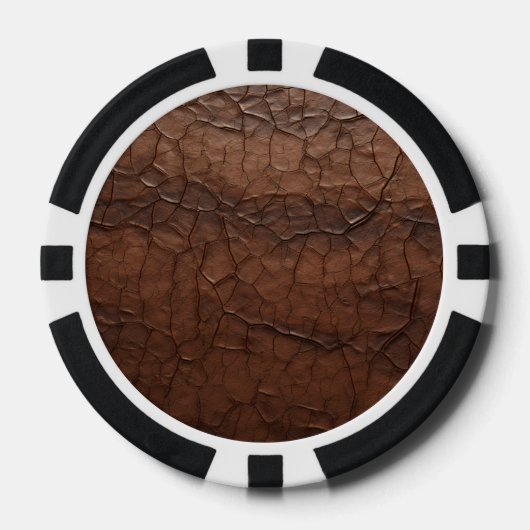 Leather-look Pokerchips (Vorderseite)