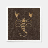 Leather-Look Scorpio Serviette (Vorderseite)