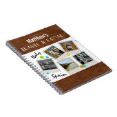 Leather Look Travel Journal und Fotos Notizblock (Rechte Seite)