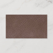 Leather-Look Visitenkarte (Rückseite)