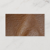 Leather-Look Western Stil 9 Visitenkarten Visitenkarte (Rückseite)