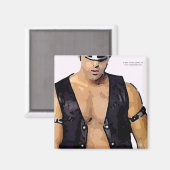 Leather Man Magnet (Vorderseite/Rückseite)