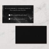 Leather Metal Studs UAWG Empfang Card Begleitkarte (Vorne/Hinten)