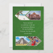 Leather Mexico Passport Save the Date Einladung (Rückseite)