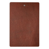 Leather Mini Clipboard Klemmbrett (Rückseite)
