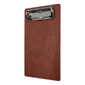 Leather Mini Clipboard Mini Klemmbrett (Gewinkelt2)