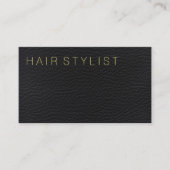 Leather Modern Type Visitenkarte (Vorderseite)