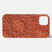 Leather Muster Case-Mate iPhone Hülle (Rückseite (Horizontal))