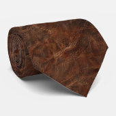 Leather Neck Tie Krawatte (Gerollt)