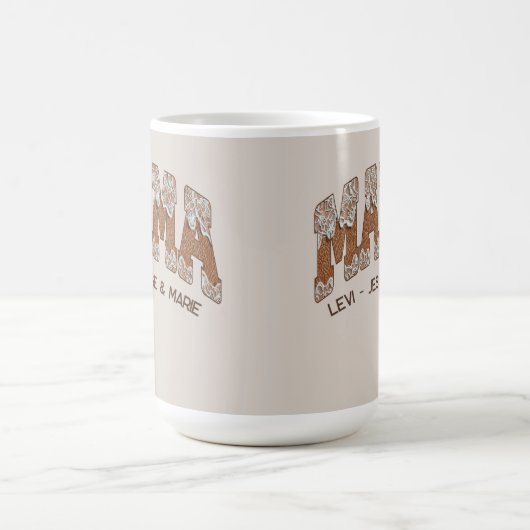 Leather n'Lace Country Varsity Art Mama Kaffeetasse (Mittel)