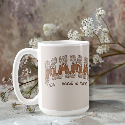 Leather n'Lace Country Varsity Art Mama Kaffeetasse