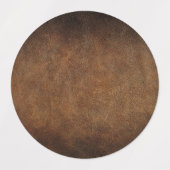 Leather Old World Imitate Etiketten (Design 1)