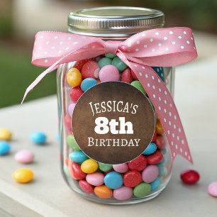 Leather Old World Imitate Etiketten