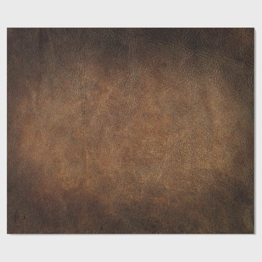 Leather Old World Imitate Geschenkpapier (Flach)