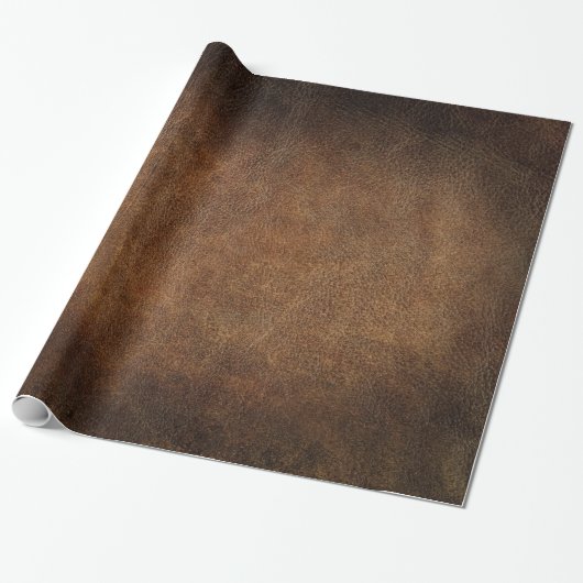 Leather Old World Imitate Geschenkpapier (Ungerollt)