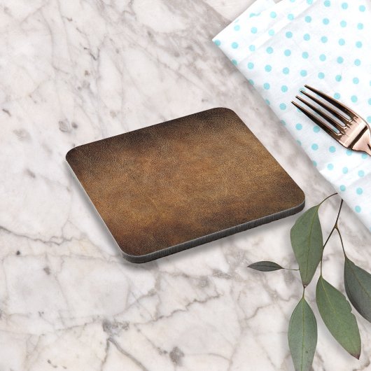 Leather Old World Imitate Getränkeuntersetzer