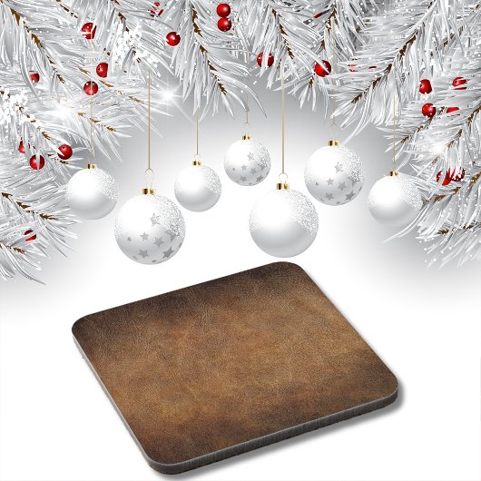 Leather Old World Imitate Getränkeuntersetzer