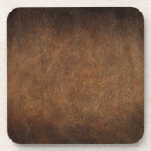 Leather Old World Imitate Getränkeuntersetzer (Vorderseite)