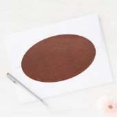 Leather Oval Stickers (Umschlag)