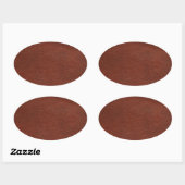Leather Oval Stickers (Blatt)