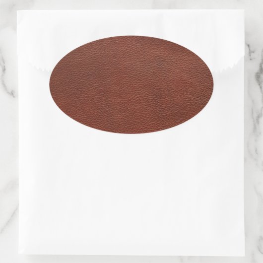 Leather Oval Stickers (Tasche)