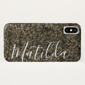 Leather Personalisiert Name Script Case-Mate iPhone Hülle (Rückseite (Horizontal))