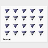 LEATHER PRIDE 3D TRIANGLE RUNDER AUFKLEBER (Blatt)