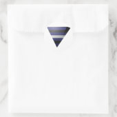 LEATHER PRIDE 3D TRIANGLE RUNDER AUFKLEBER (Tasche)