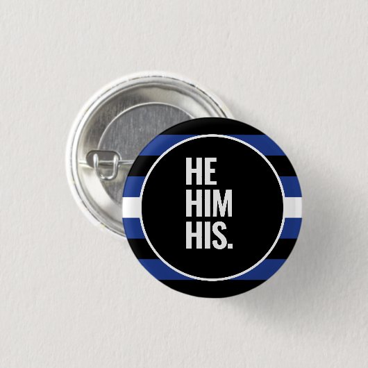 Leather Pride Button (Vorne & Hinten)
