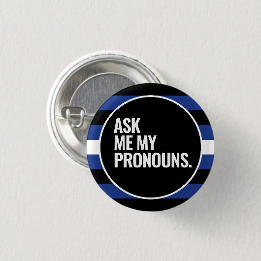 Leather Pride Button (Vorne & Hinten)