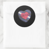 LEATHER PRIDE CANDY RUNDER AUFKLEBER (Tasche)