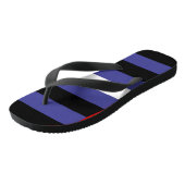 Leather Pride Flag Badesandalen (Schrägansicht)
