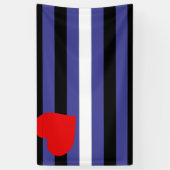 Leather Pride Flag Banner (Vertikal)