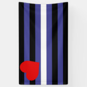 Leather Pride Flag Banner (Vertikal)