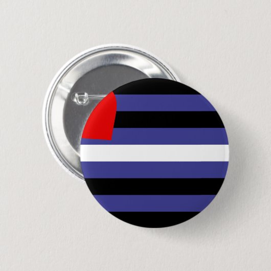 Leather Pride Flag Button (Vorne & Hinten)