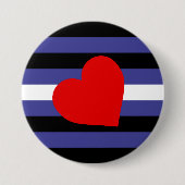 Leather Pride Flag Button (Vorderseite)